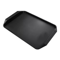 BANDEJA RECTANGULAR FAST FOOD NEGRA
