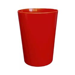 VASO PLASTICO APILABLE 300ML ROJO