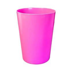 VASO PLASTICO APILABLE 300ML ROSA