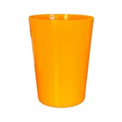 VASO PLASTICO APILABLE 300ML NARANJA
